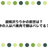 胡桃沢りりかの前世は？中の人はバ美肉で顔はバレてる？