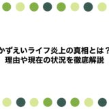 かずえいライフ炎上の真相とは？理由や現在の状況を徹底解説